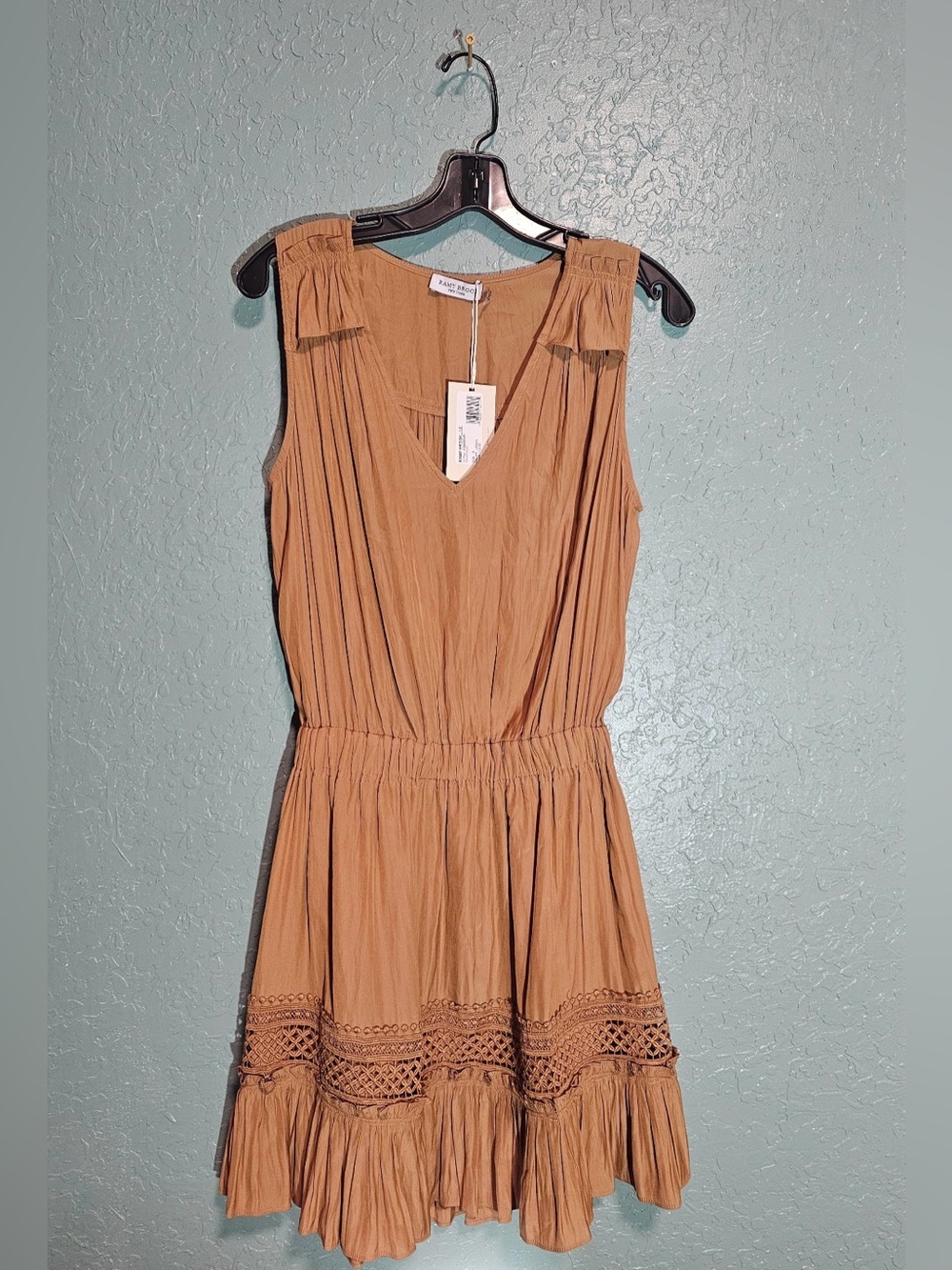 Ramy Brook Cara Dress Size S Light Cognac NWT - Picture 2 of 10